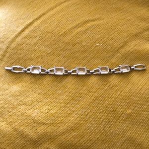 Swarovski silver toned and crystal bracelet